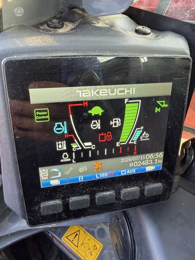 Takeuchi TL12V-2, 3D sistema, mini krautuvai