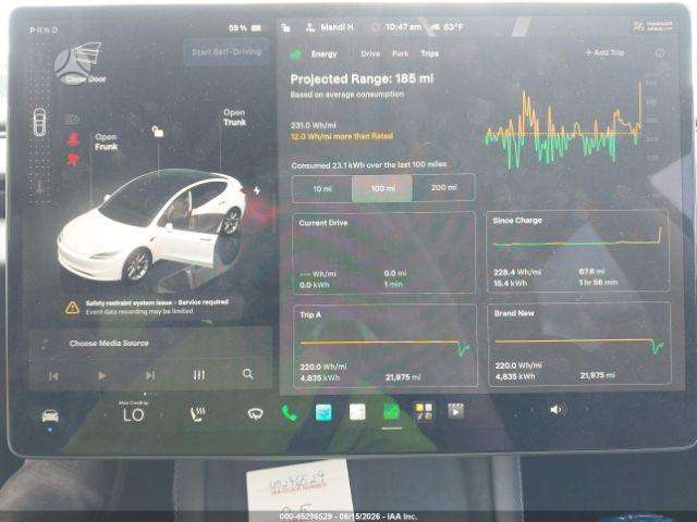 Tesla Model 3, sedanas