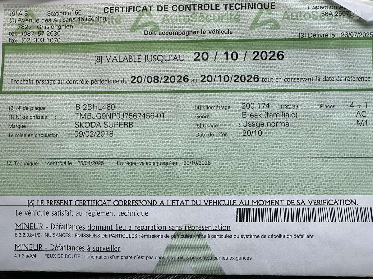 Skoda Superb, 1.6 l., Универсал