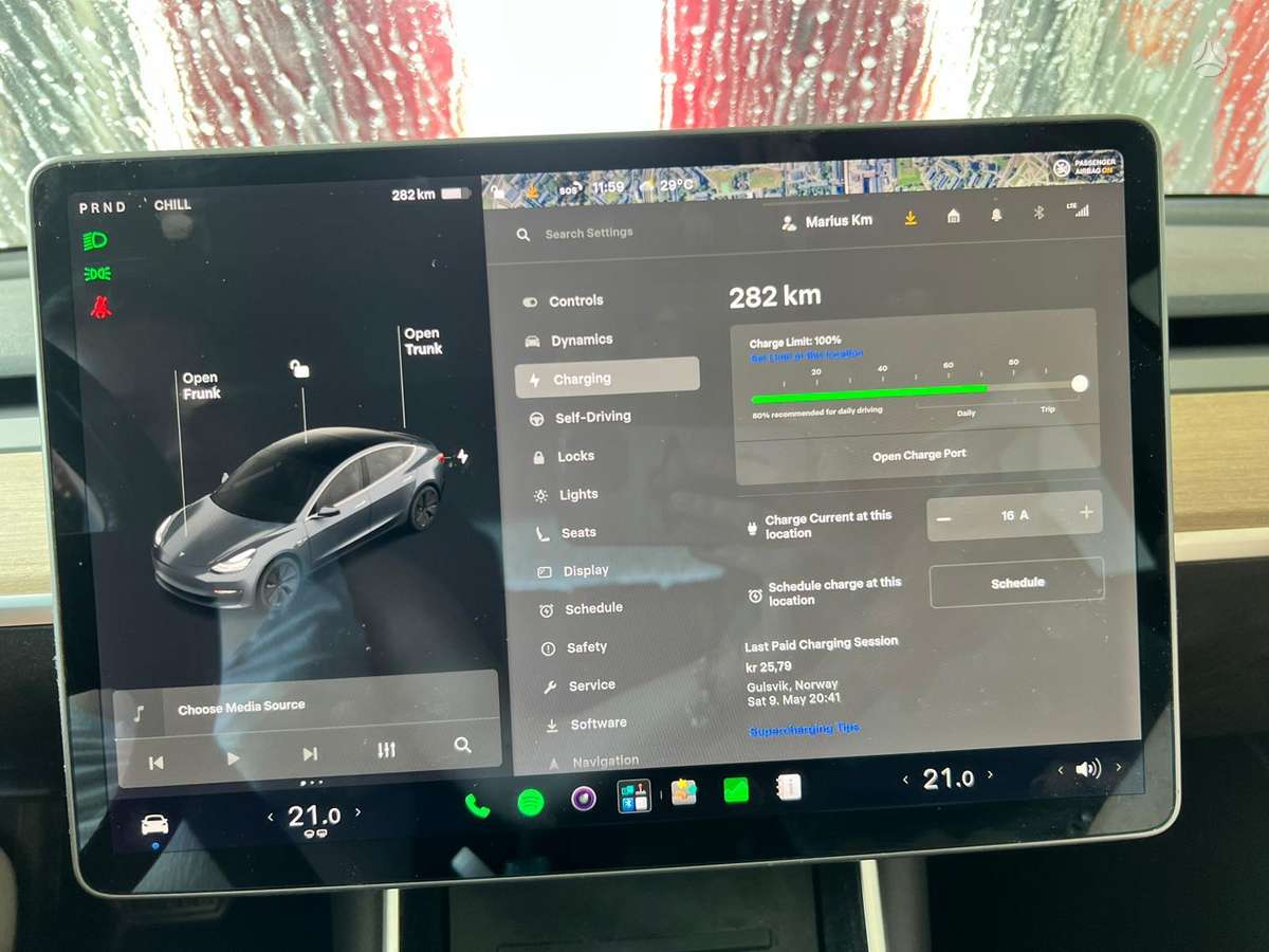 Tesla Model 3, 81 кВт·ч, Хэтчбек