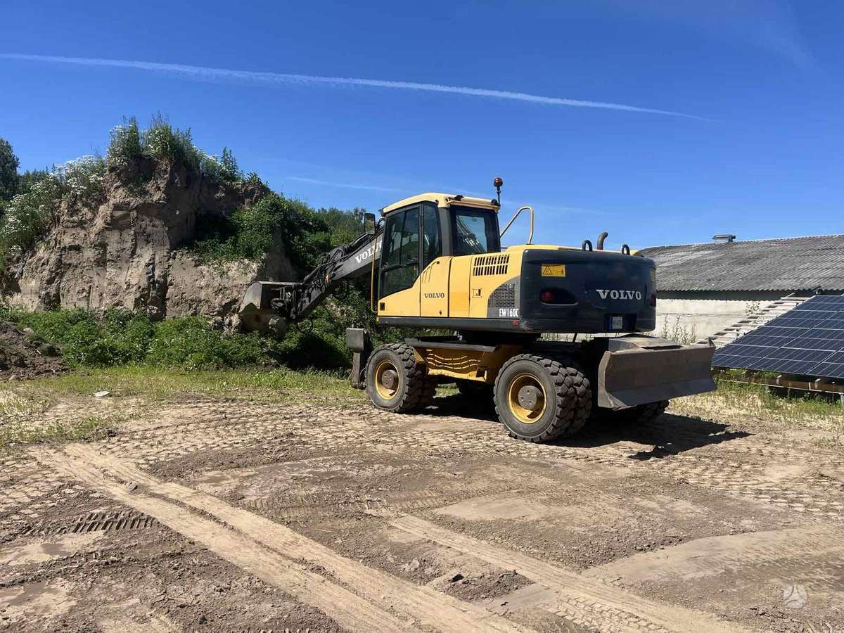 Volvo EW160C, ekskavatoriai