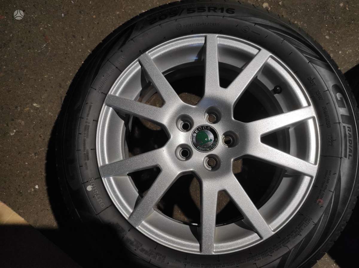 Skoda, легкосплавные , R16