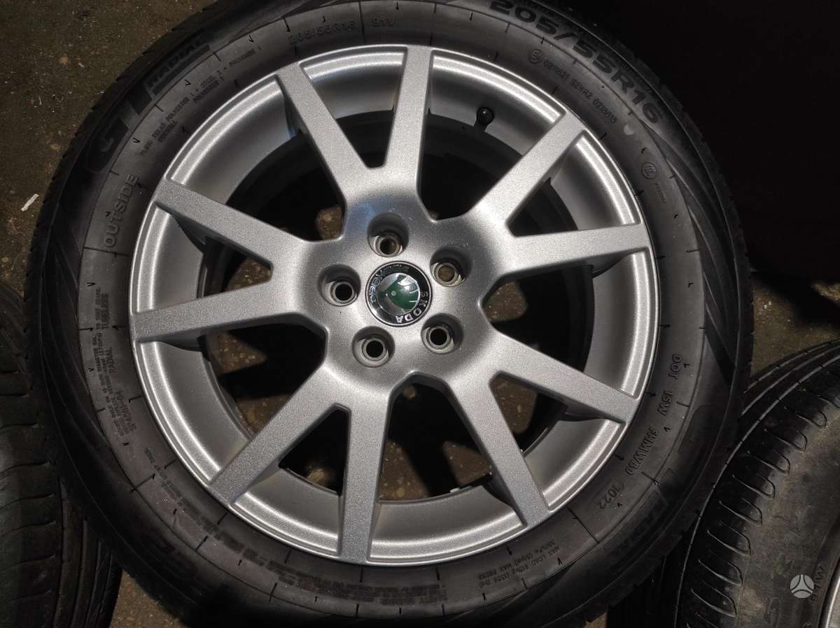 Skoda, легкосплавные , R16