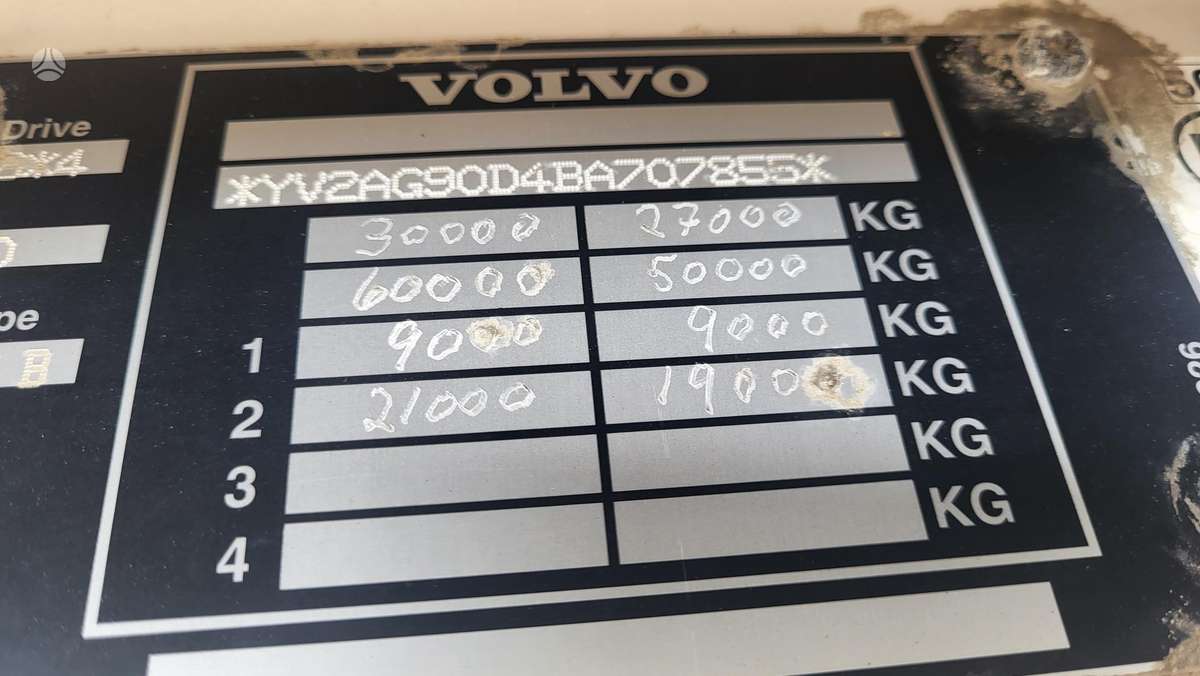 Volvo FH16 540 6X4, dumpers / tippers