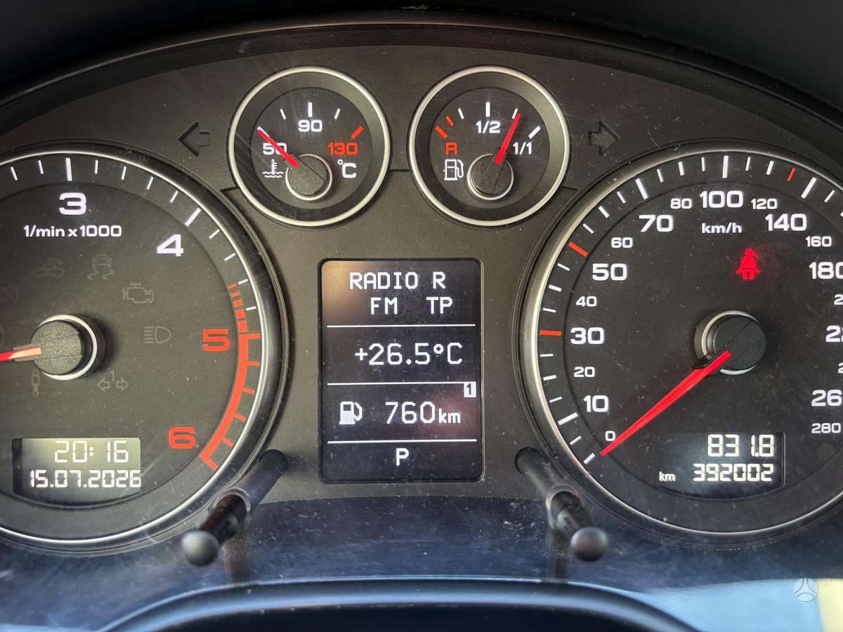 Audi A3, 1.6 l., hatchback