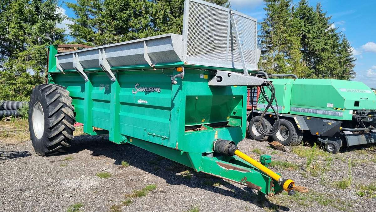 Samson SP15, manure shakers, compost shredders