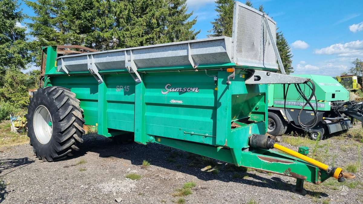Samson SP15, manure shakers, compost shredders