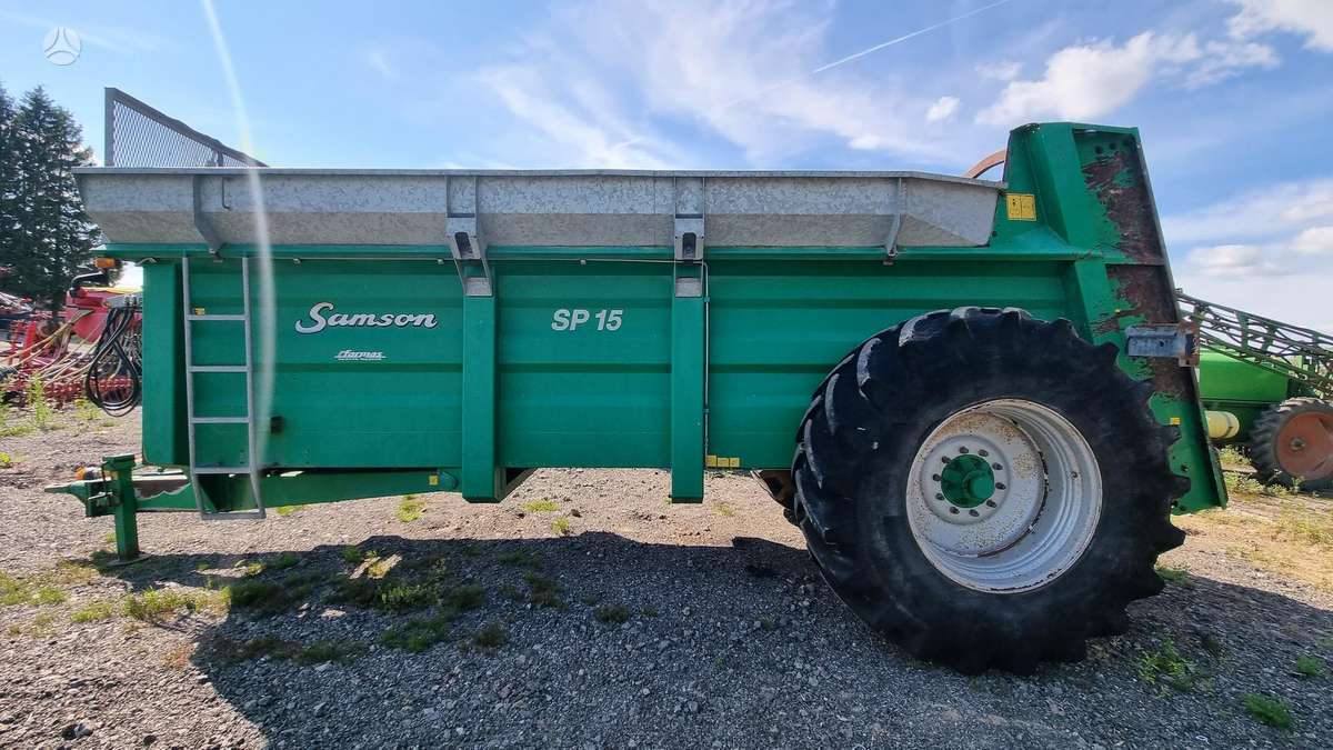 Samson SP15, manure shakers, compost shredders