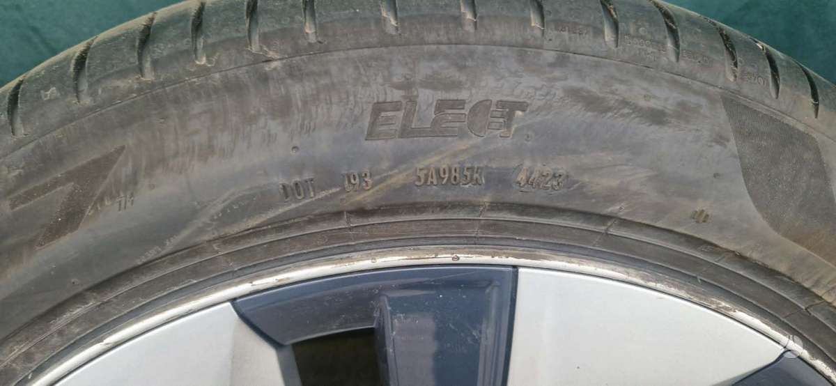 TESLA Model Y, su padangomis, light alloy, R19
