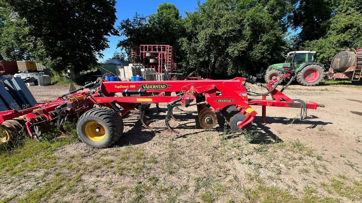 Vaderstad TopDown TD 300, kultivatoriai,akėčios