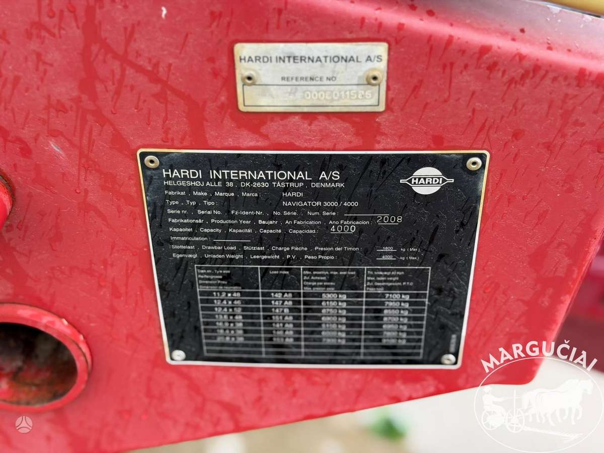 Hardi Navigator , 4000 ltr, 24 m, sprayers