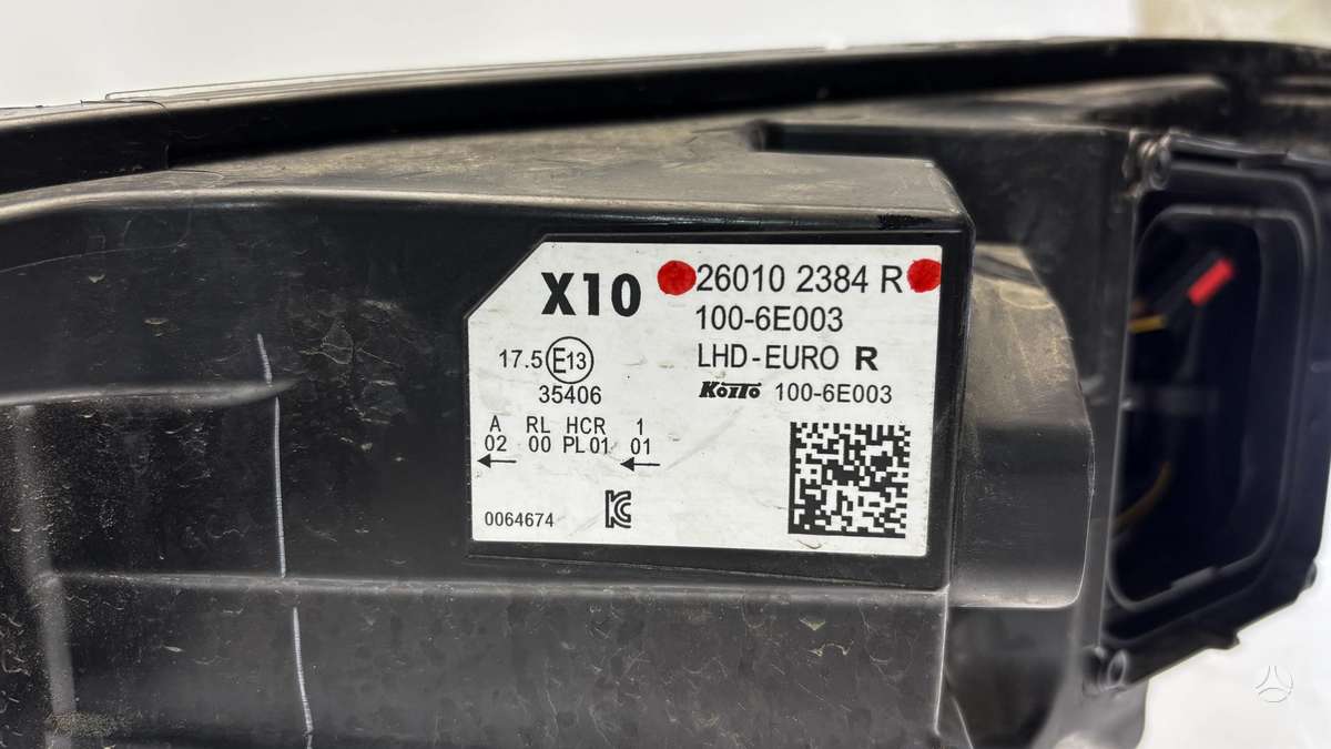Renault Zoe, 260102384R, Cen31783