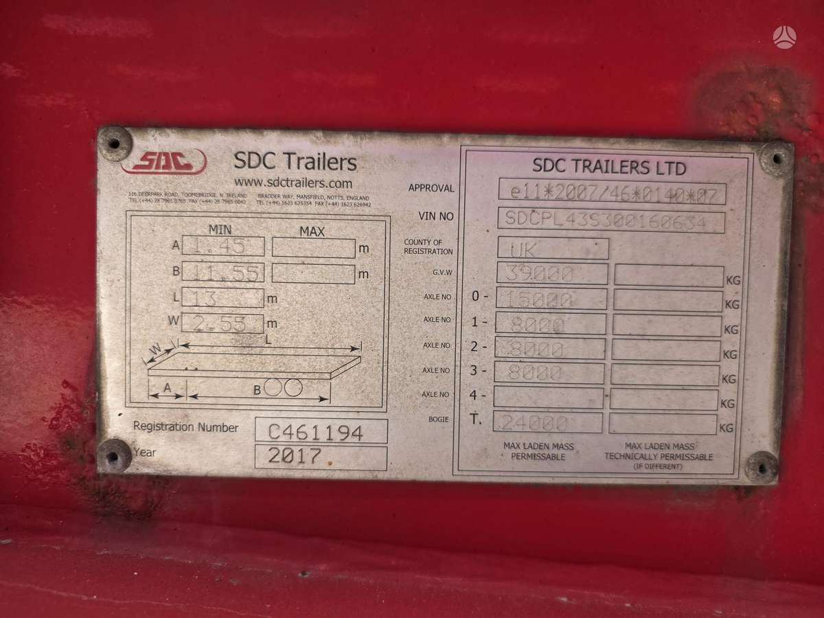 SDC, спец. прицепы и полуприцепы