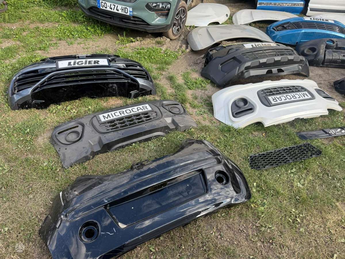 Microcar -kita- kėbulo dalys