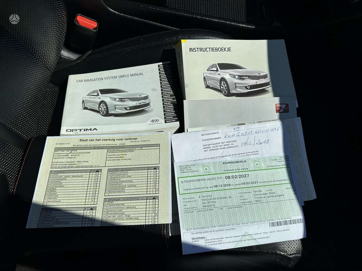 Kia Optima, 1.7 l., universalas