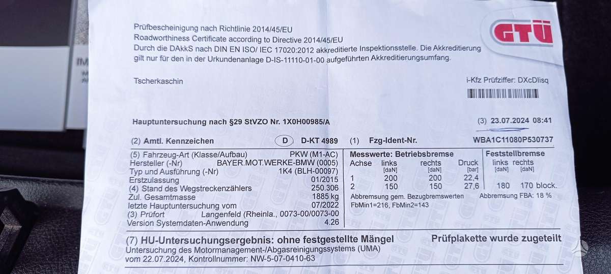BMW 120, 2.0 l., hatchback