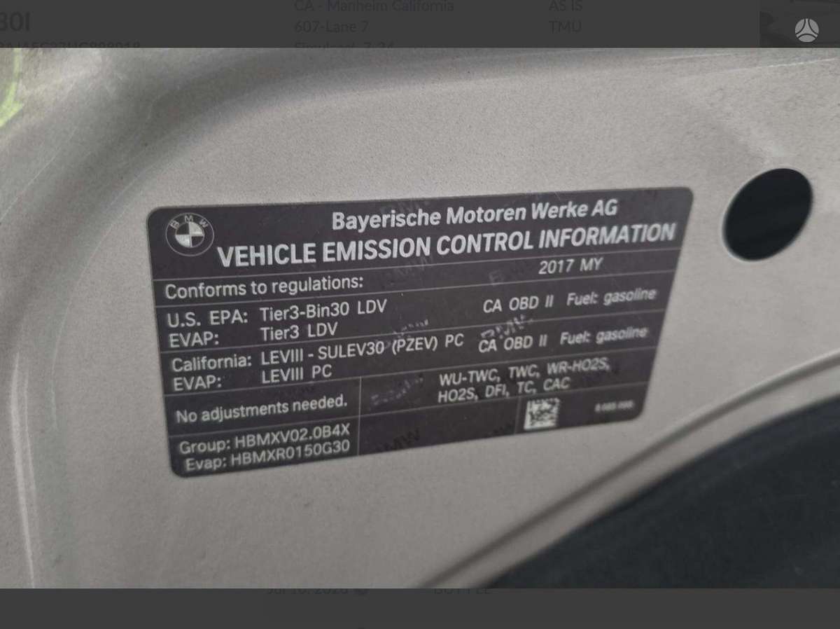 BMW 530, 2.0 l., Седан