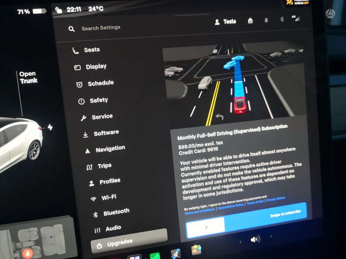 Tesla Model 3, 82 kWh, sedanas
