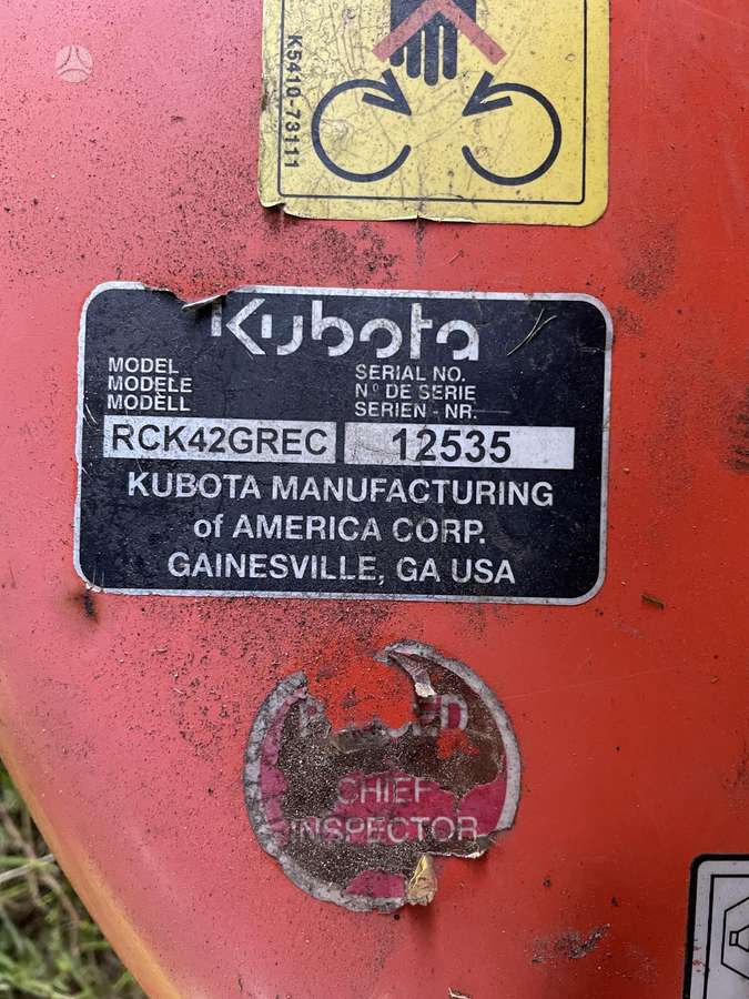 Kubota GR1600ec, lawn mowers