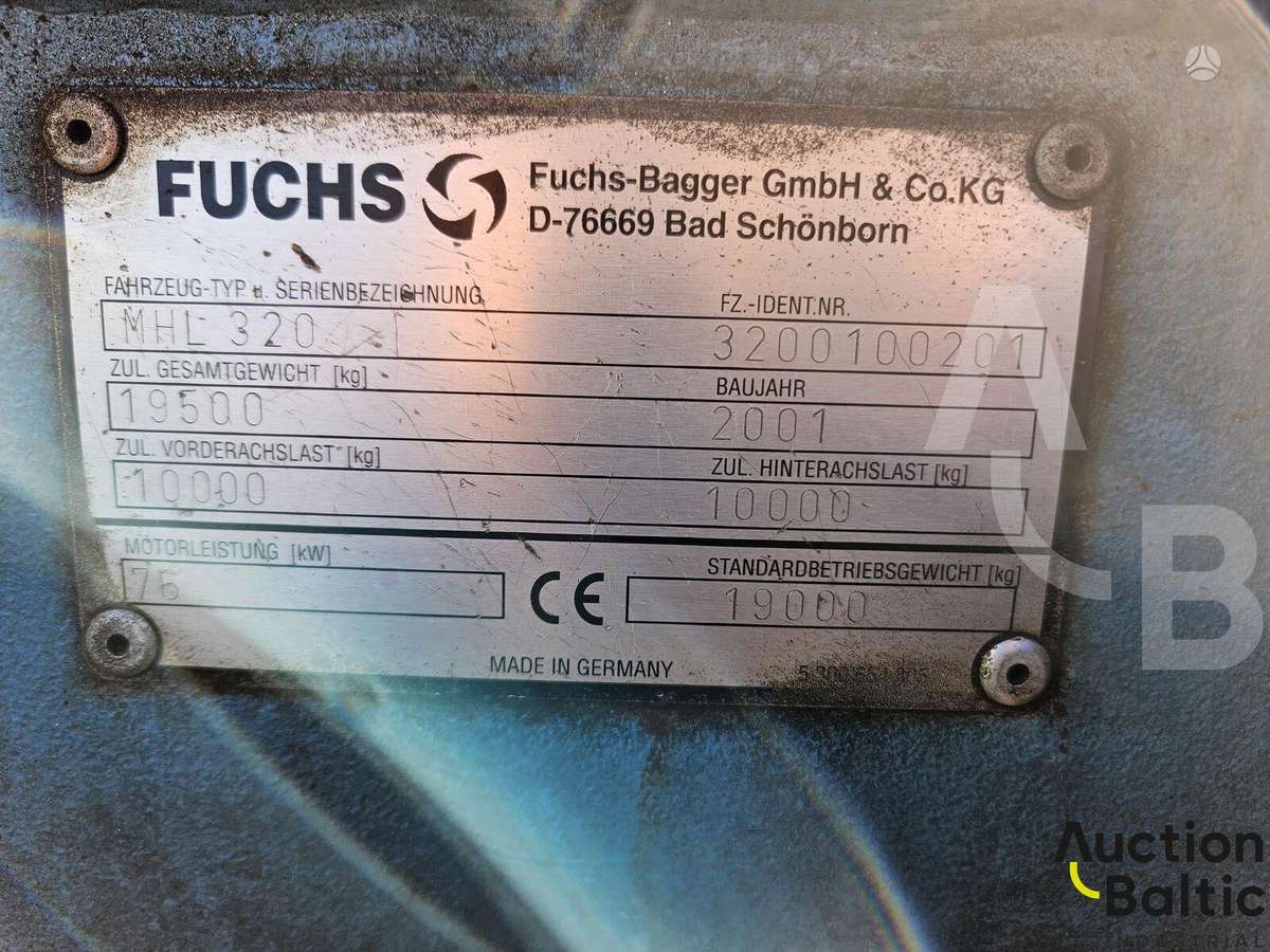Fuchs MHL 320, excavator