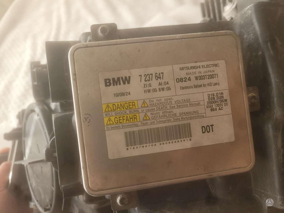 BMW 5 serija фары