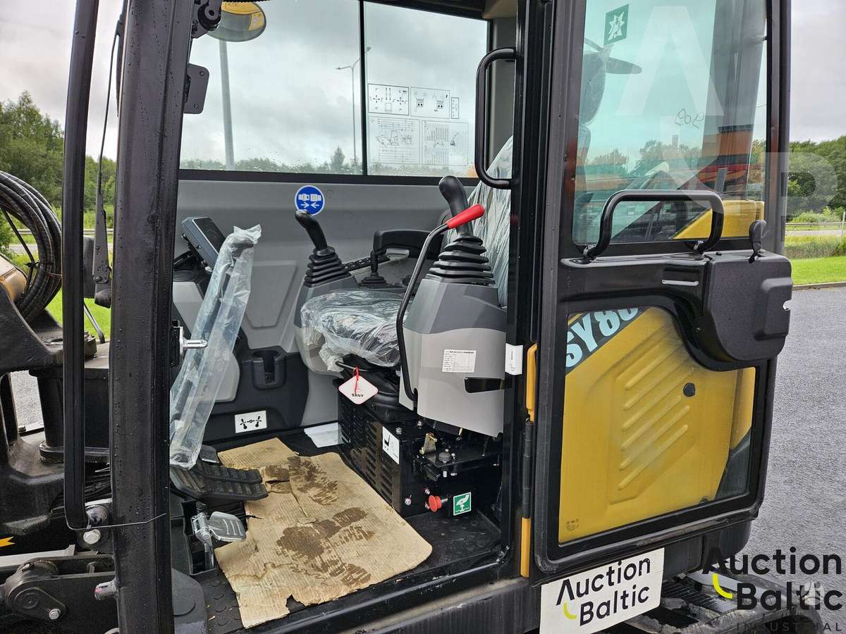 SANY SY80U, экскаваторы