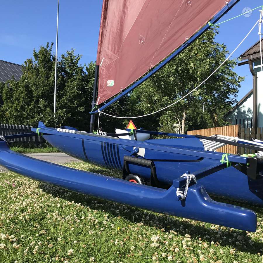 One-off Ulua outrigger sailing canoe, катамараны / тримараны