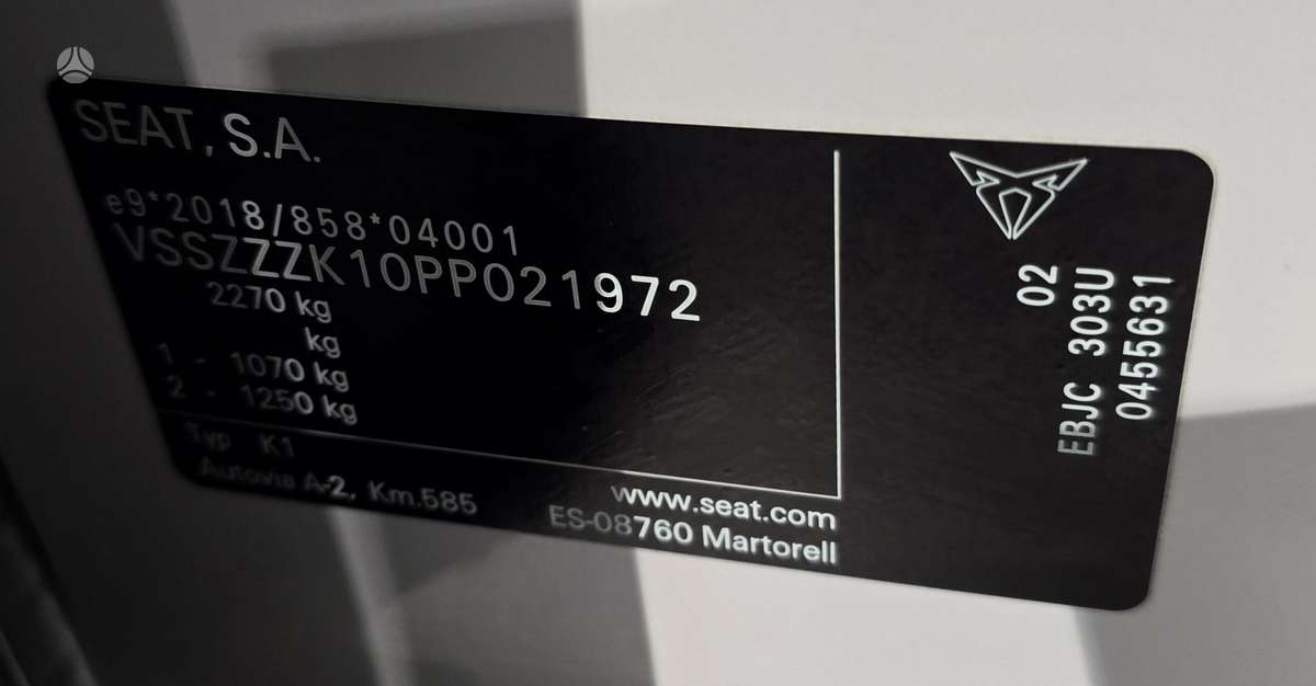 Cupra Born, 62 kWh, hatchback
