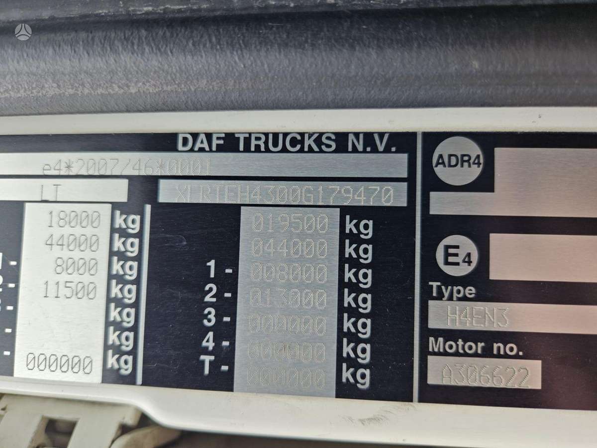 DAF XF 480 FT SSC, 2 спальных места