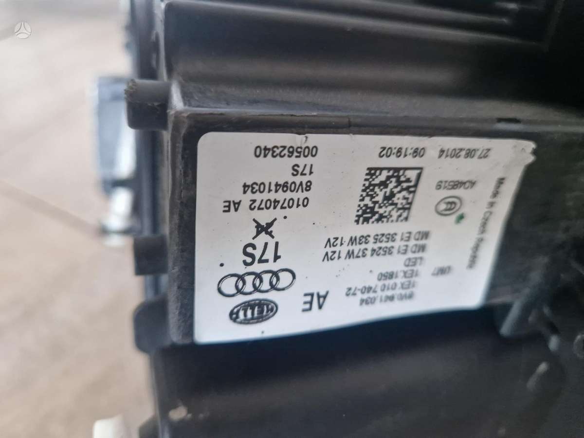 Audi A3, 8VO.941.034, dalimis