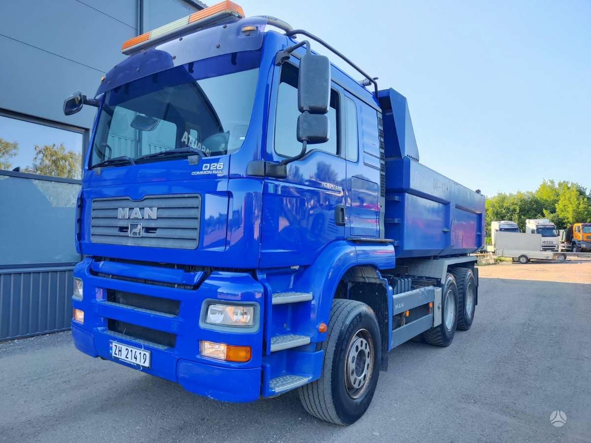 MAN TGA 26.480, dumpers / tippers