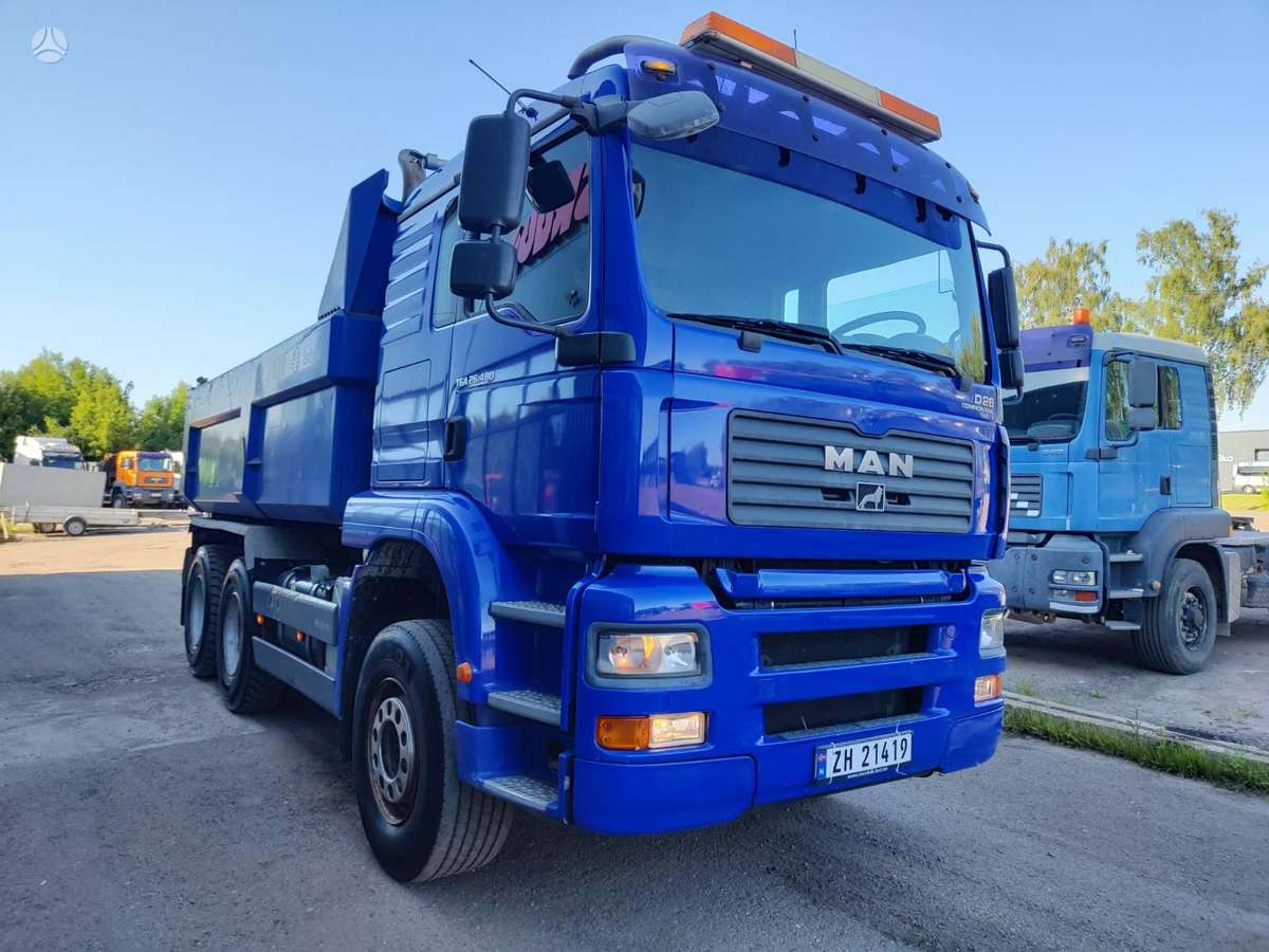 MAN TGA 26.480, dumpers / tippers
