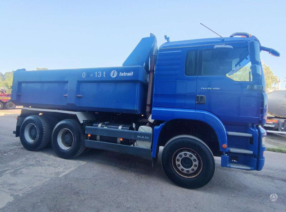 MAN TGA 26.480, dumpers / tippers