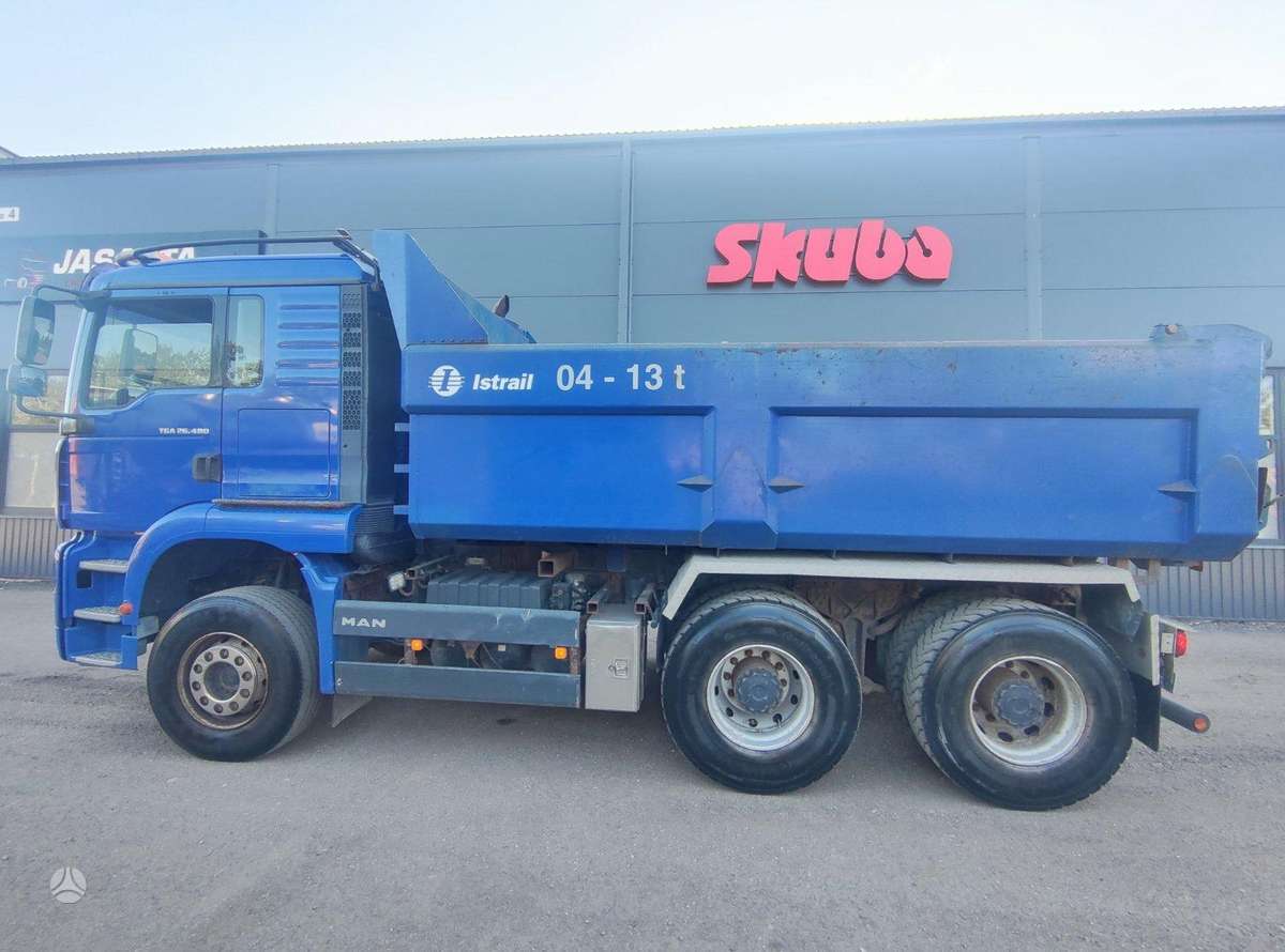MAN TGA 26.480, dumpers / tippers