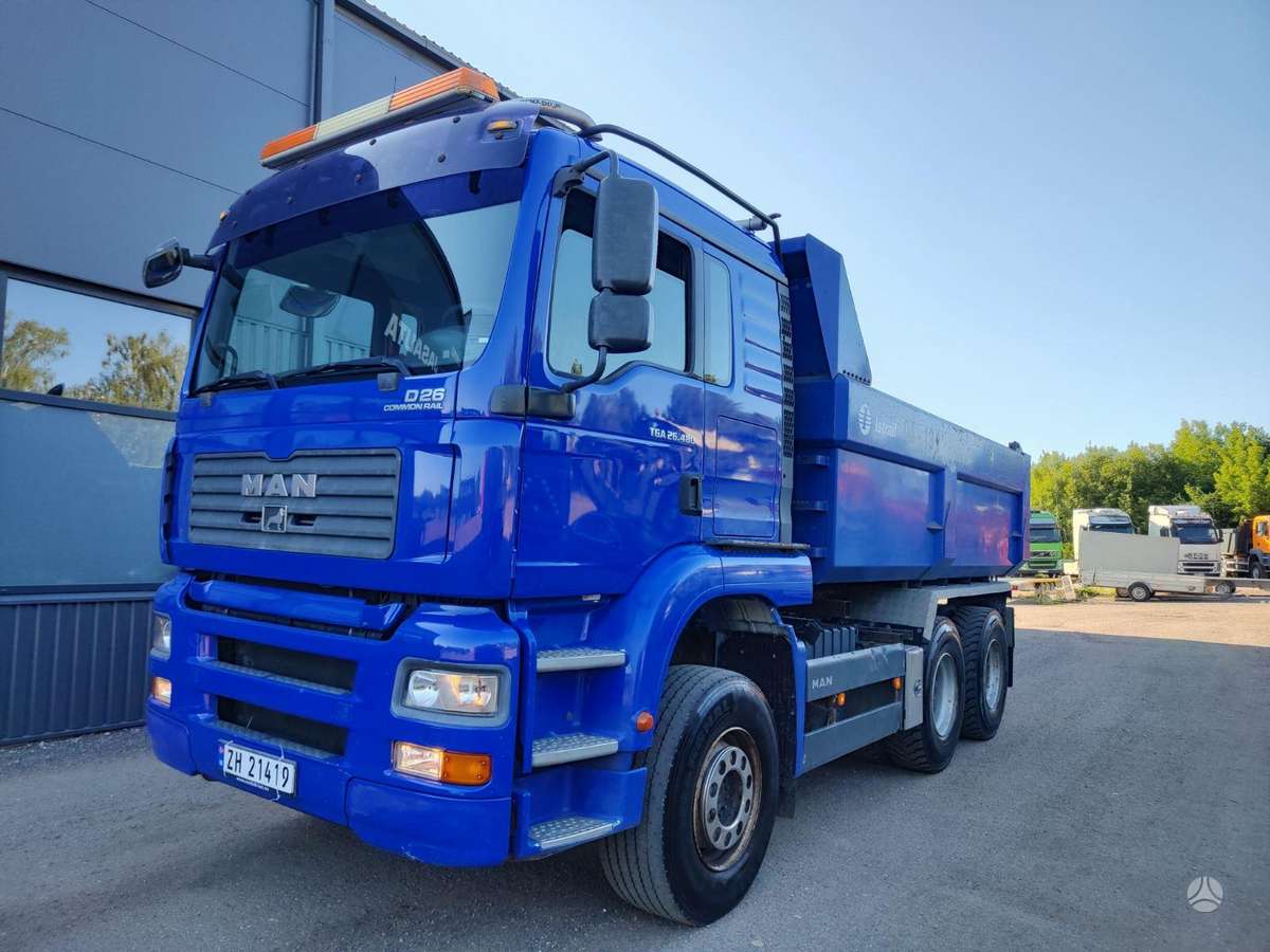 MAN TGA 26.480, dumpers / tippers