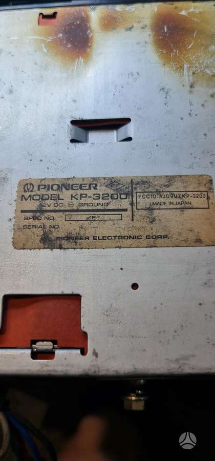 Pioneer Kp3200, mc magnetolos