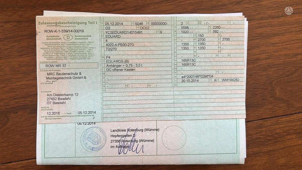 Eduard Eduards, для легковых автомобилей