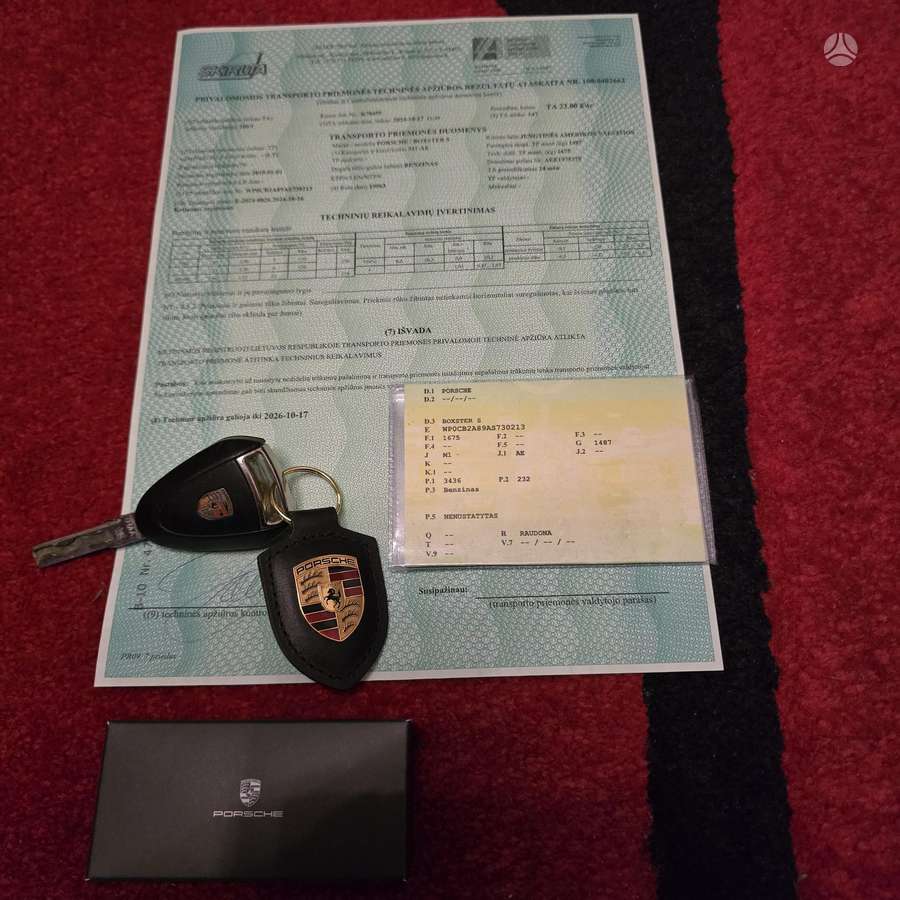 Porsche Boxster, 3.4 l., convertible