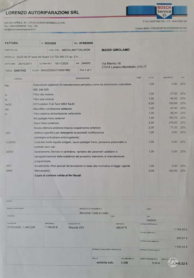 Audi A6, 3.0 l., Универсал
