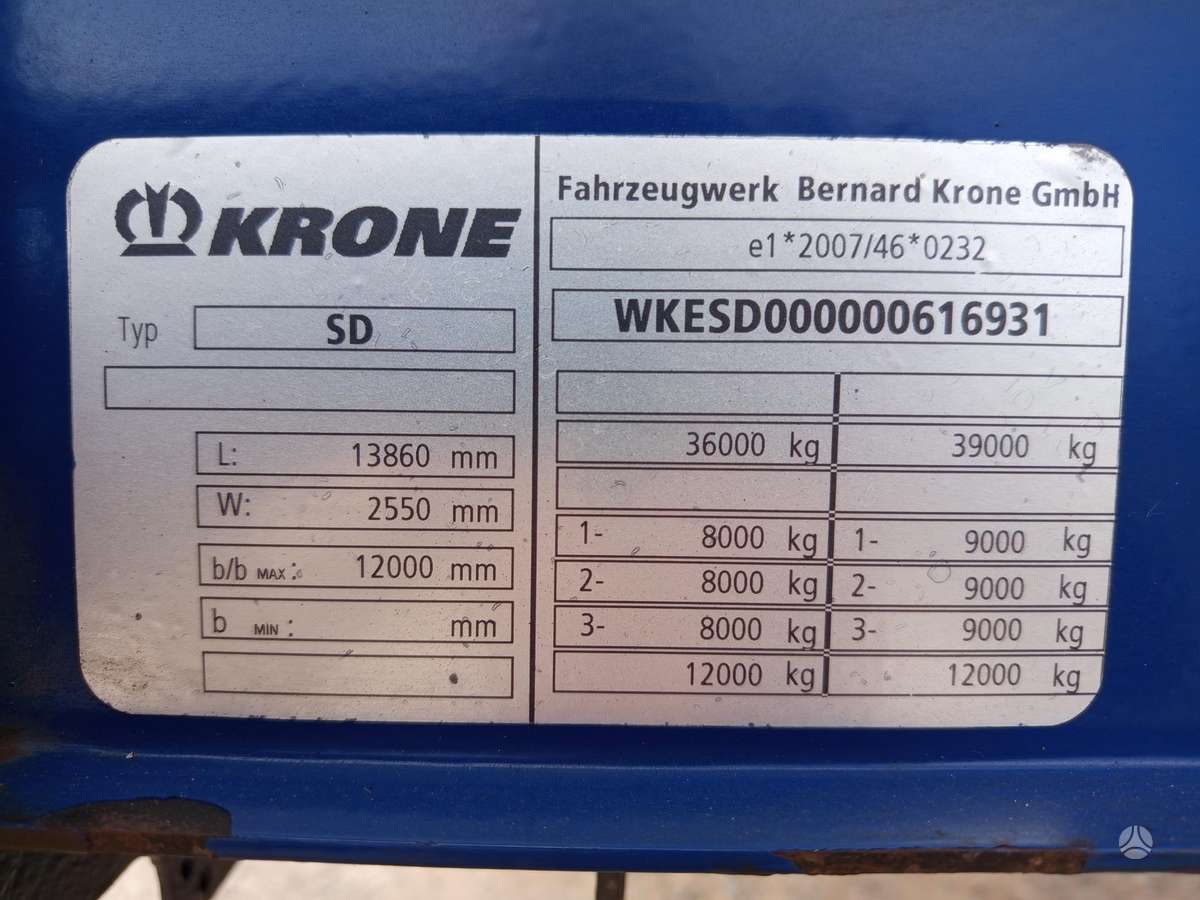 Krone, užuolaidinės / tentinės