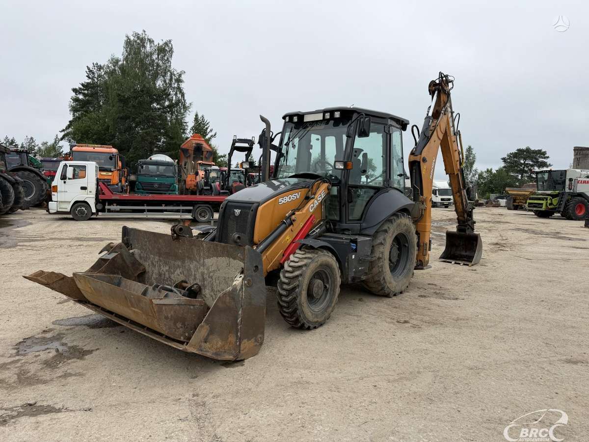 Case 580SV EXTENDAHOE /4-in-1 kau.., excavator loader