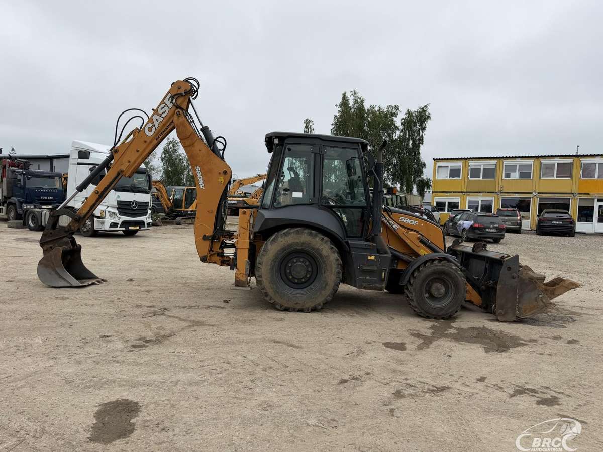 Case 580SV EXTENDAHOE /4-in-1 kau.., excavator loader