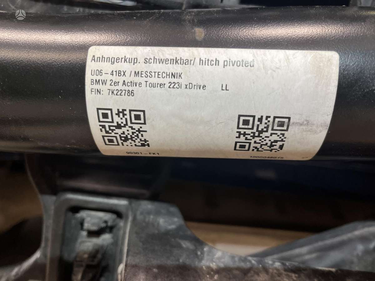 BMW 2 serija apdares detaļas