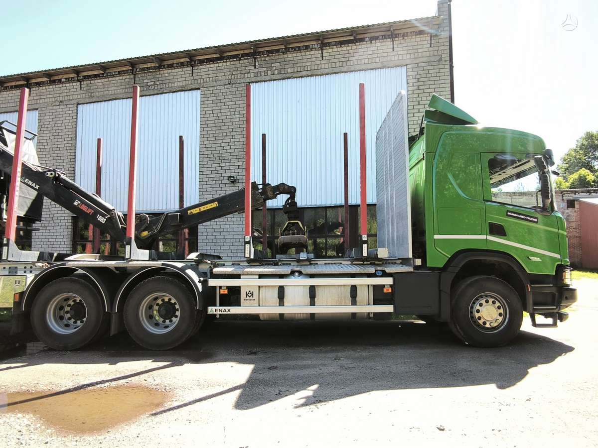 Scania G500 B6x4HA, лесовозы