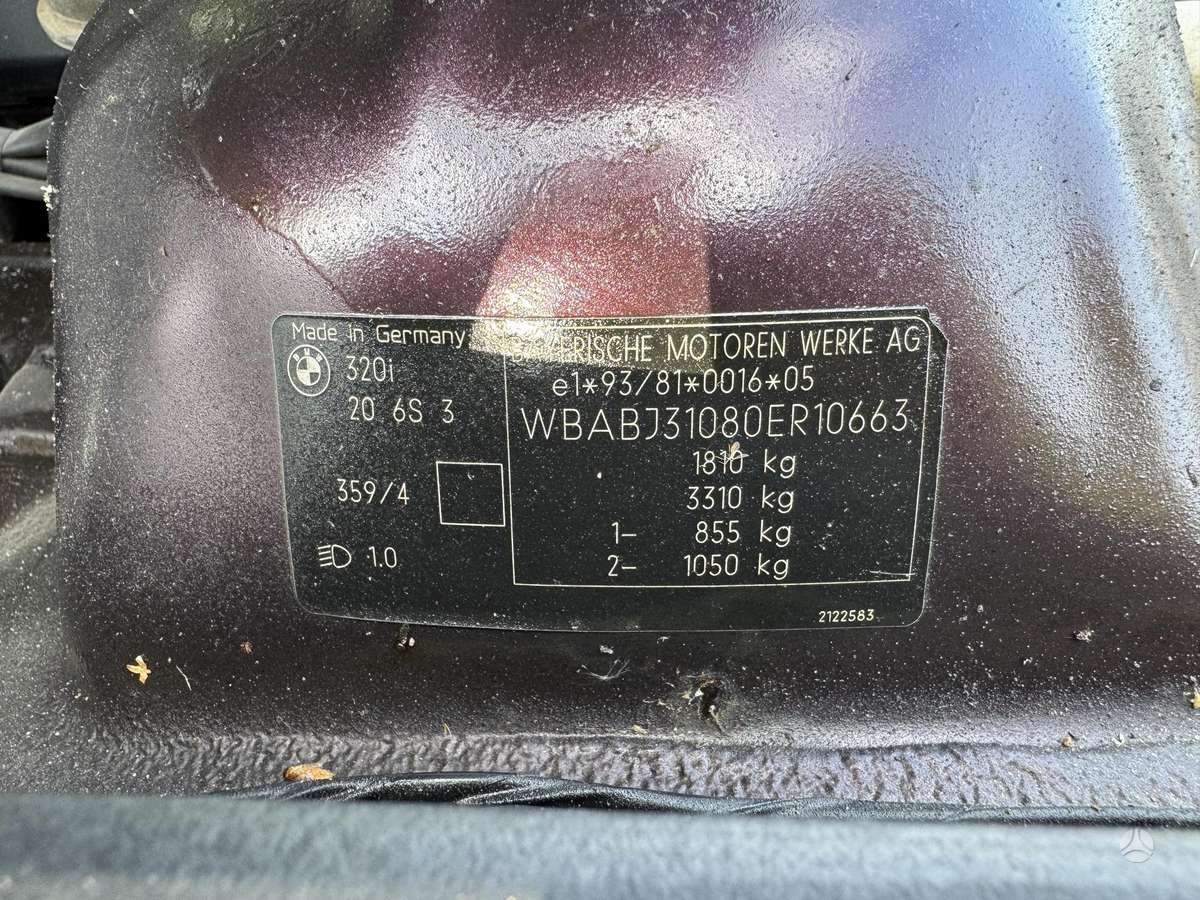 BMW 320, 2.0 l., convertible