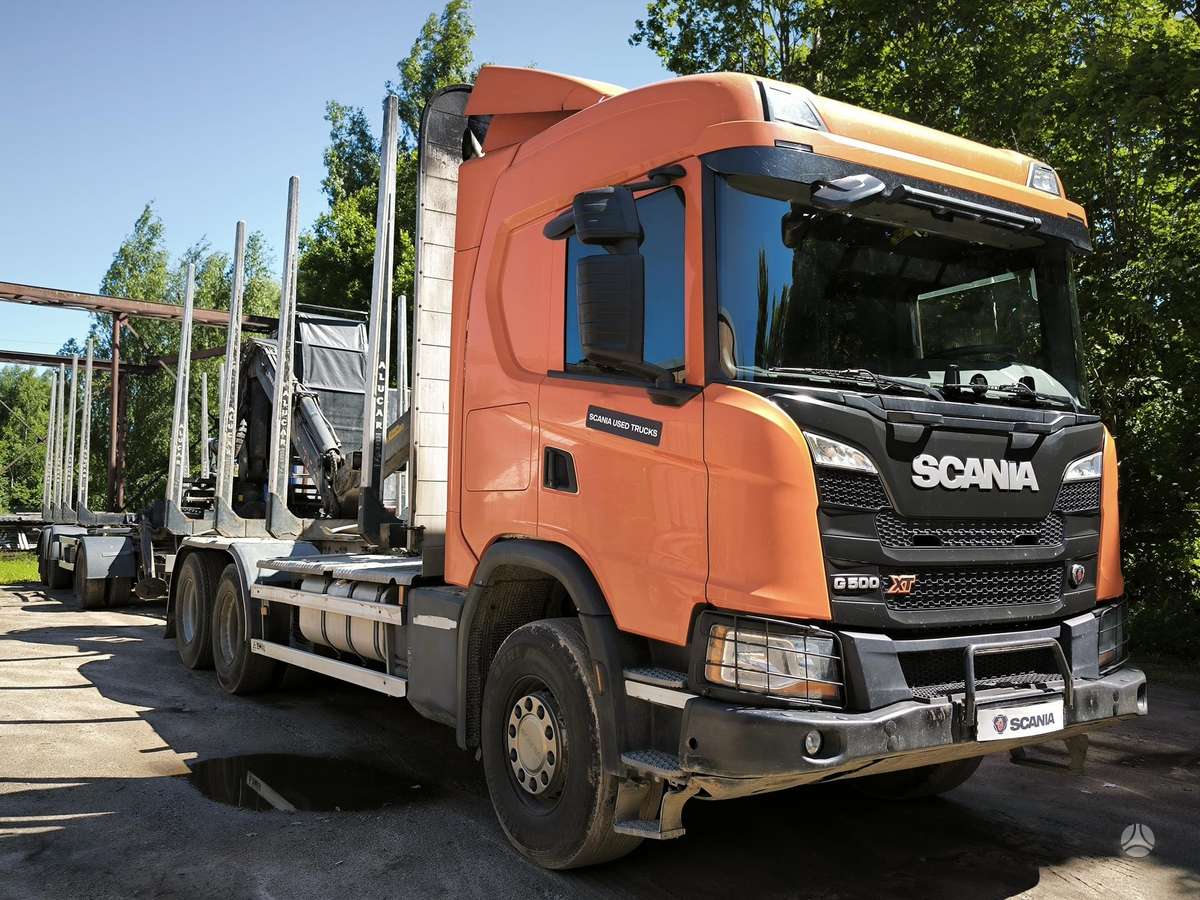 Scania G 500 B6x4HA, timber trucks