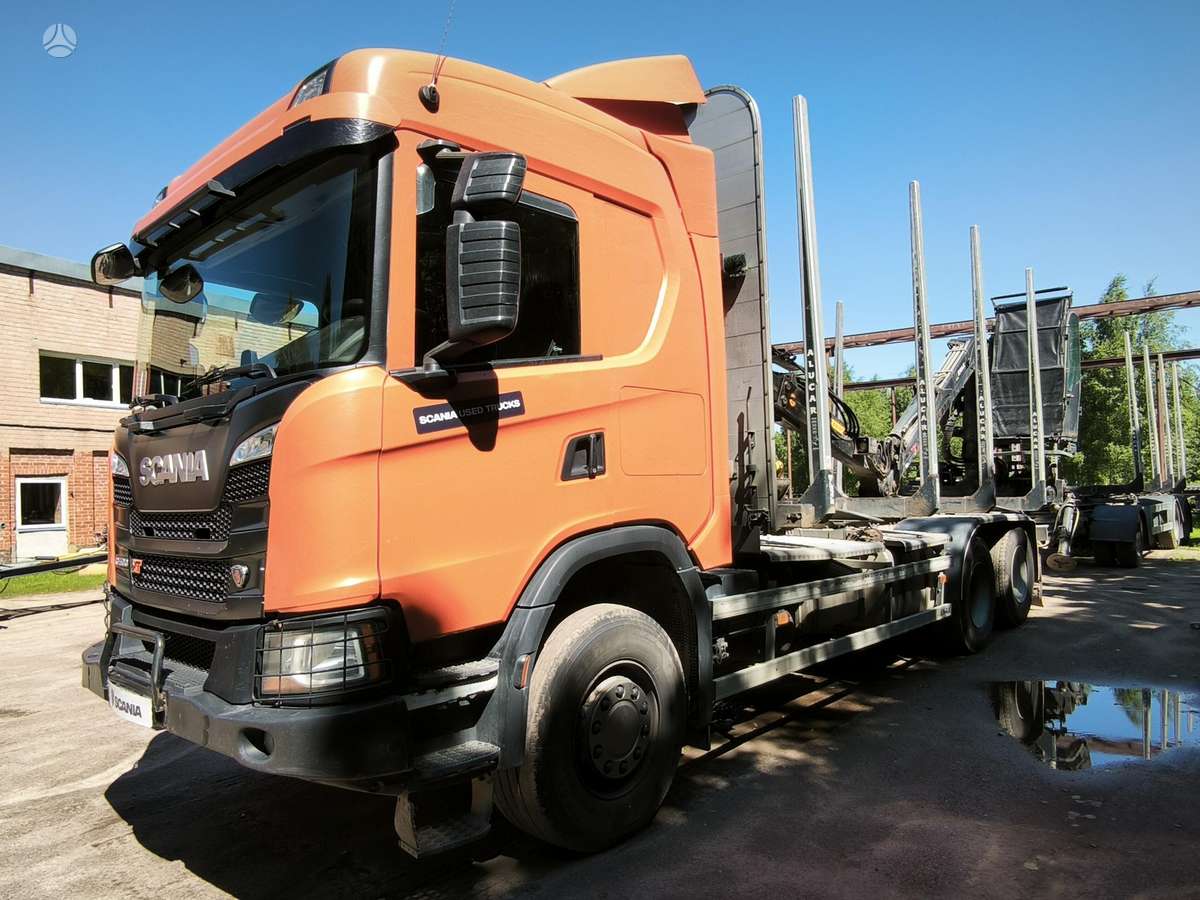 Scania G 500 B6x4HA, timber trucks