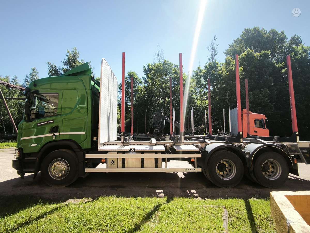 Scania G 500 B6x2NA, лесовозы