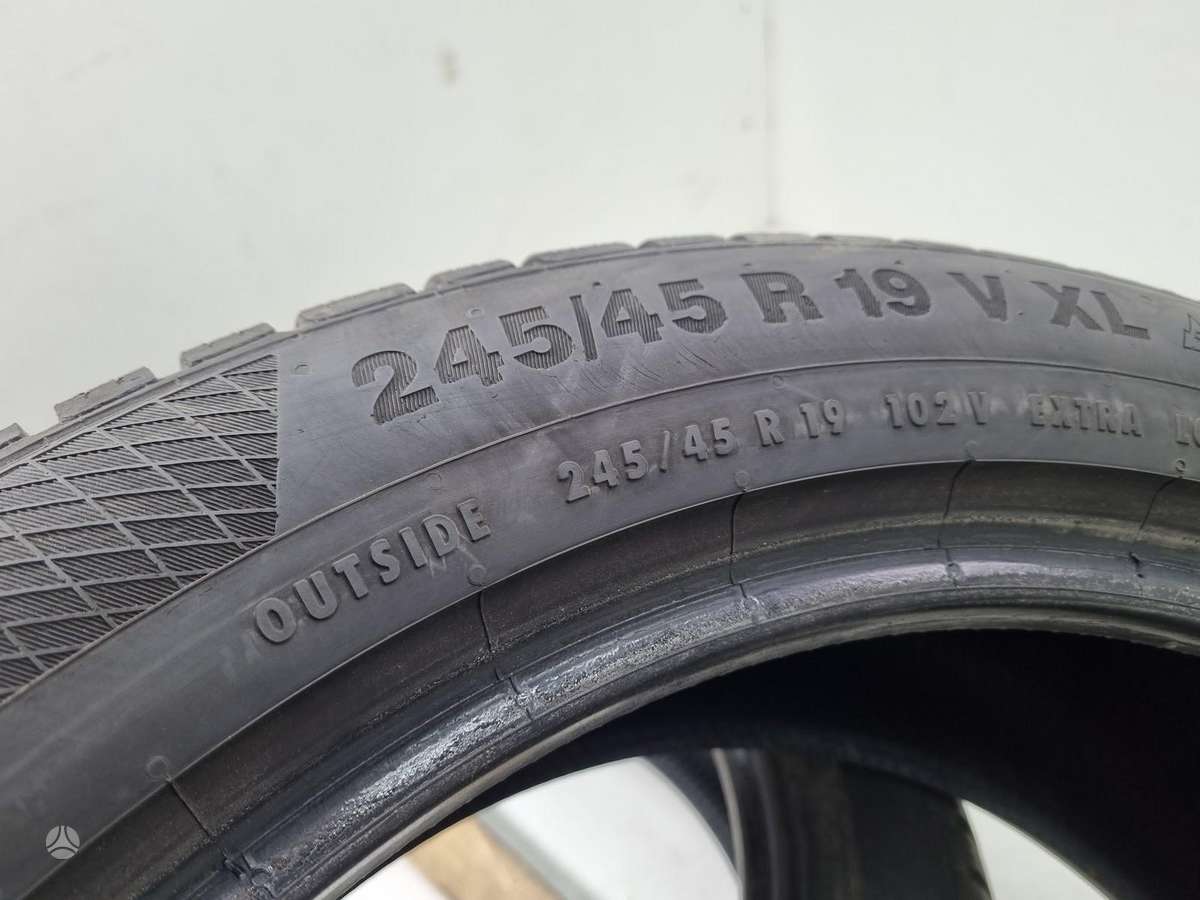 Continental 6mm, 2024m, winter 245/45 R19