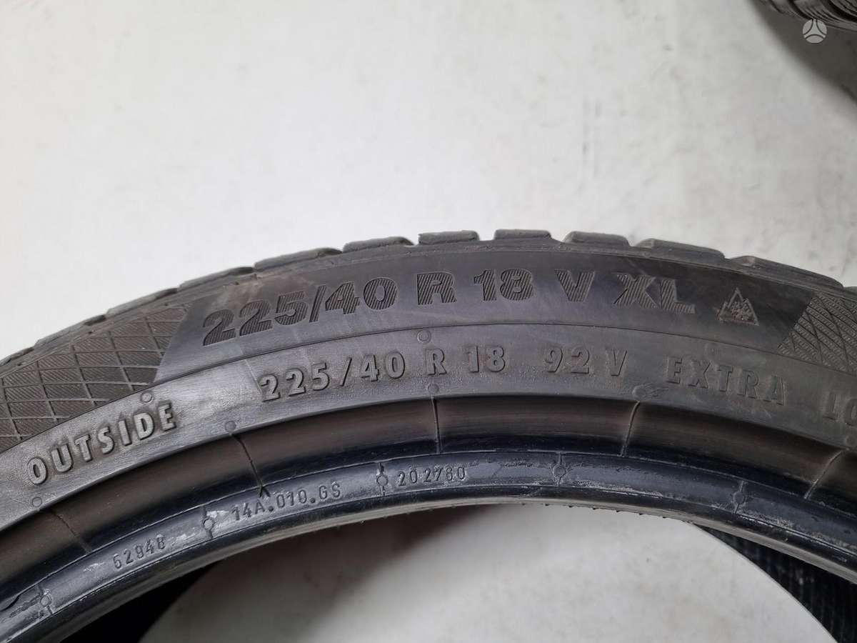 Continental 7mm, зимние 225/40 R18